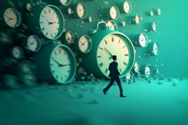 時間に追われるビジネスマン①